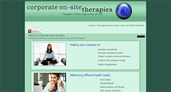 Desktop Screenshot of corpotherapies.com